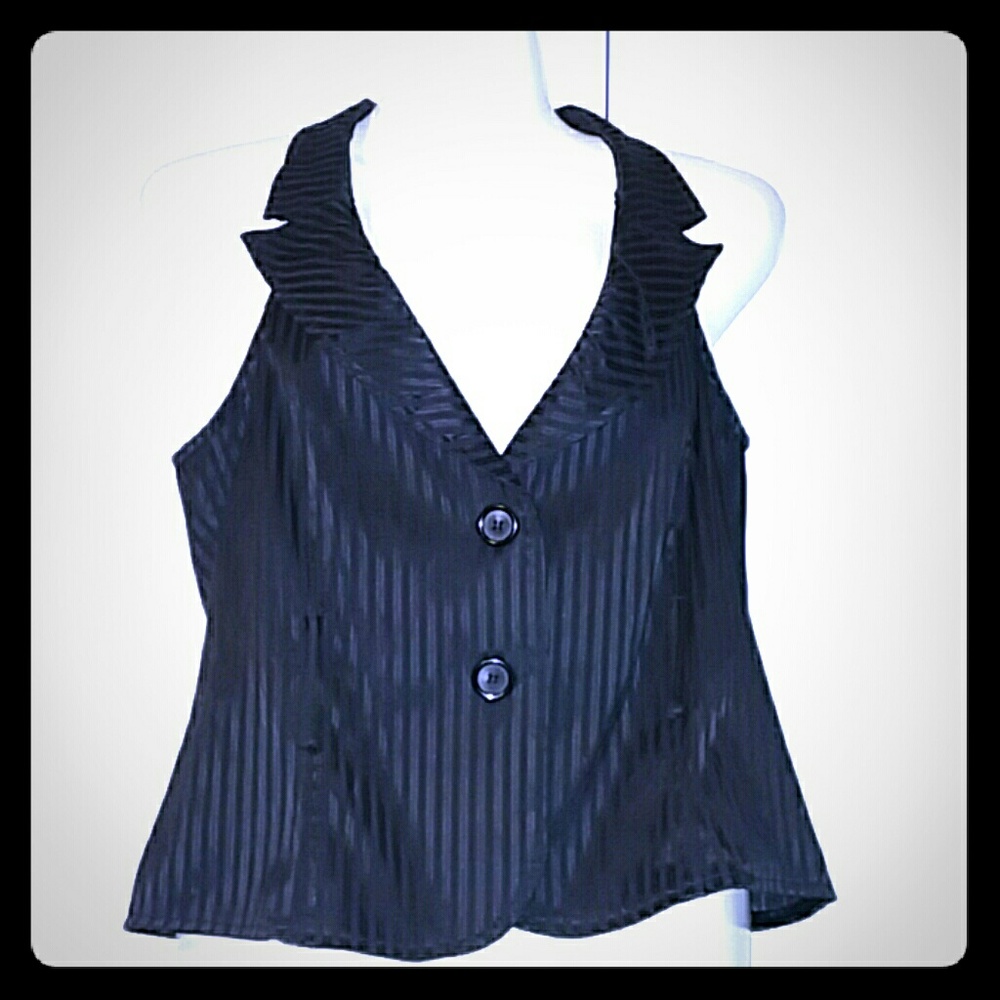 Joe Benbassett Pinstripe Vest Sz XL